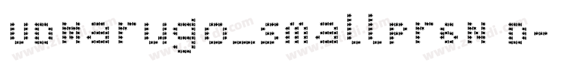 UDMarugo_SmallPr6N D字体转换